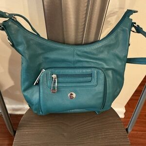 Beautiful Stone Mountain Accessories Teal Shoulder Bag